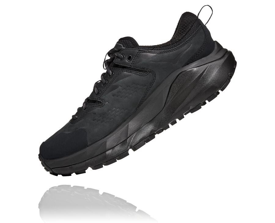 Tenis Trail Hoka One One Masculino Pretas - Kaha Baixo Gore-Tex - 608-WHCJOA